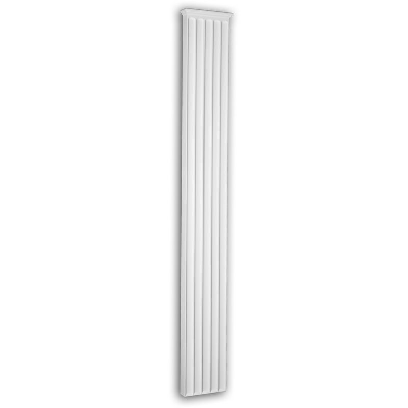 

Profhome Decor - Fuste de pilastra Profhome 452102 Elemento de fachada Pilastra Moldura para exteriores estilo dórico blanco