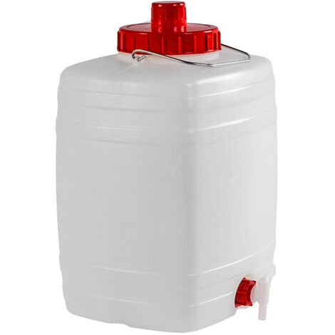 FUSTINO CON RUBINETTO E SFIATO 20 L DEMETRA- 1,0 pz