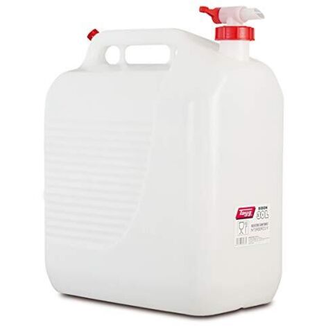 Fusto in plastica da 30 litri con rubinetto adatto per uso alimentare 604362
