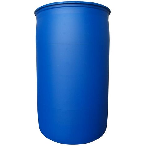 main image of "Fusto in plastica (HDPE) cilindrico, capacità 220 Lt, Mis. Ø 581 x 935 H mm, omologato ADR/ONU per liquidi, con tappi Tri Sure (inclusi), colore blu, NON ALIMENTARE"