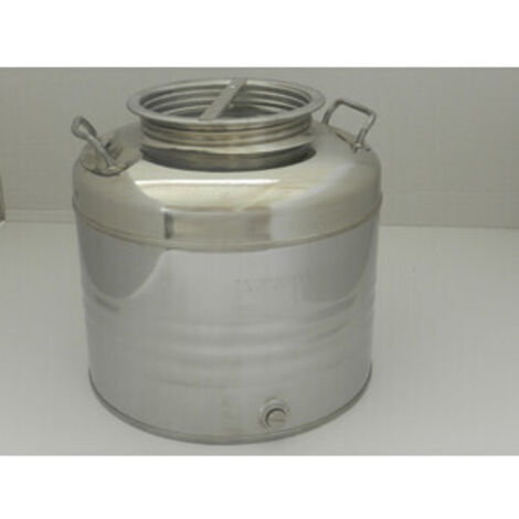 FUSTO OLIO ACCIAIO INOX 441 100 L AGGRAFFATO- 1,0 pz