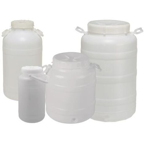 Fusto per alimenti hdpe bocca larga lt 50 cm 35x63h - fraschetti