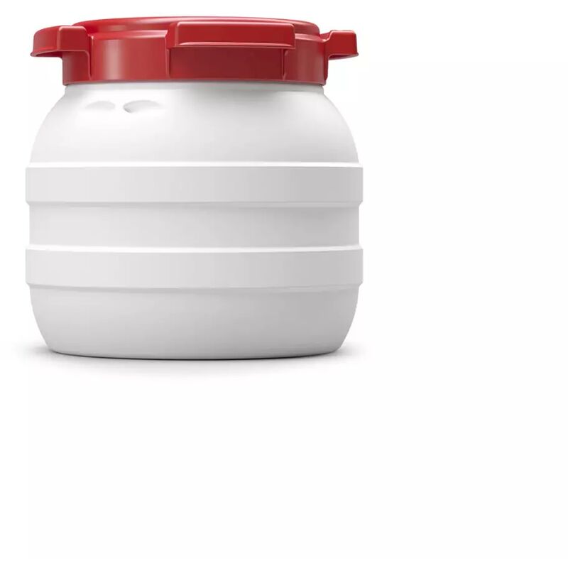 Multitanks - Fut / Bidon plastique alimentaire grande ouverture à visser - curtec 3.6 litres