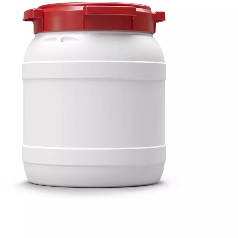 Fut / Bidon plastique alimentaire grande ouverture à visser - CURTEC 15 litres