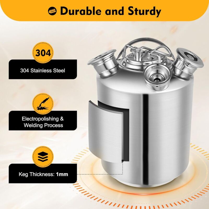 FûT De Nettoyage De BièRe 10l Tonneau De Nettoyage De