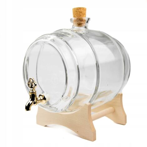 Fût en verre de 4 L avec robinet pour clair de lune