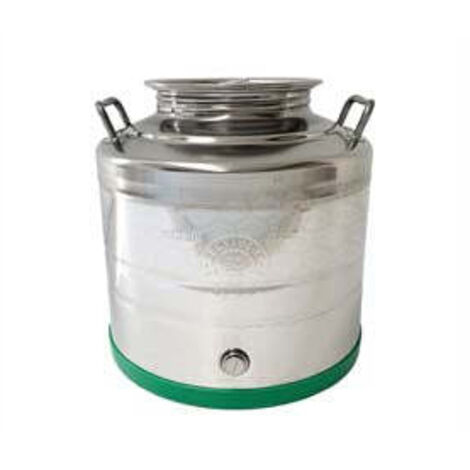 Fût inox pour huile soudée 30 litres