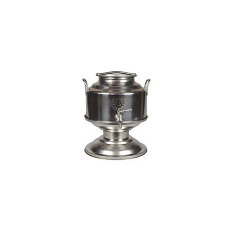 Fût inox pour huile soudée 5 litres avec socle