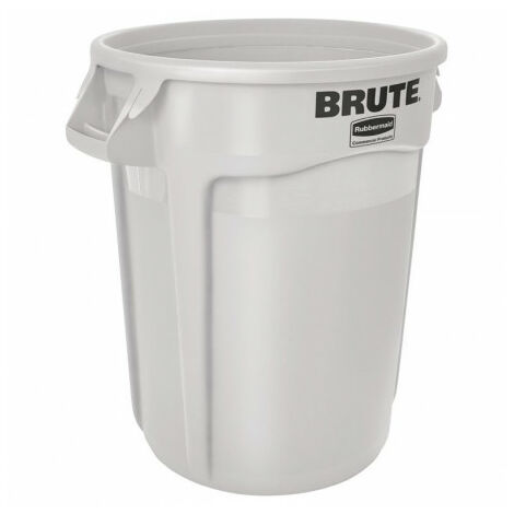 Fût polyvalent blanc 121 l PE D. extérieur 560xH692 mm RUBBERMAID