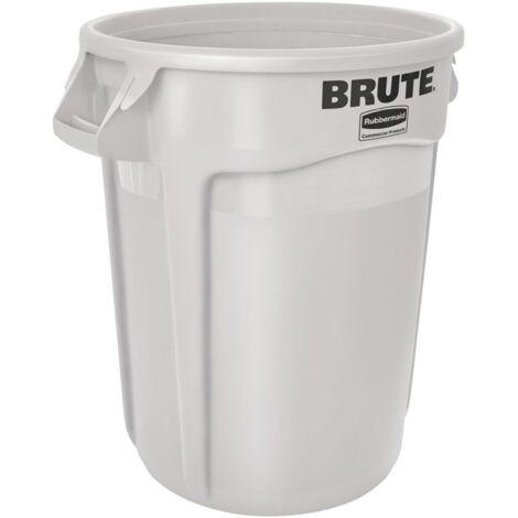 Fût polyvalent blanc 121 l PE D. extérieur 560xH692 mm RUBBERMAID