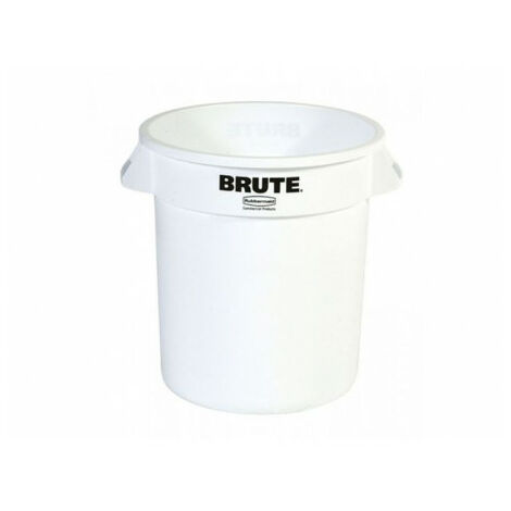 Fût polyvalent blanc 38 l PE D. extérieur 400xH435 mm RUBBERMAID
