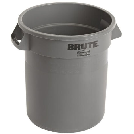 Fût polyvalent gris 38 l PE D. extérieur 400xH435 mm RUBBERMAID