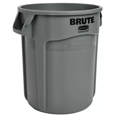 Fût polyvalent gris 76 l PE D. extérieur 495xH581 mm RUBBERMAID