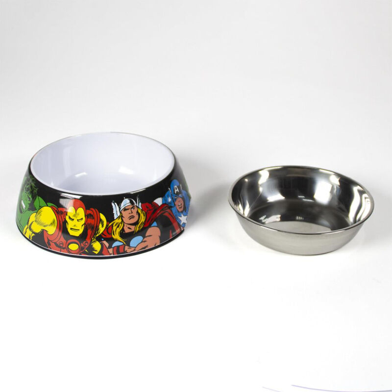 Cerdá - Für Fan Haustiere, Pet Feeder De Avengers - Offiziell Lizenziert Marvel, Multicolor
