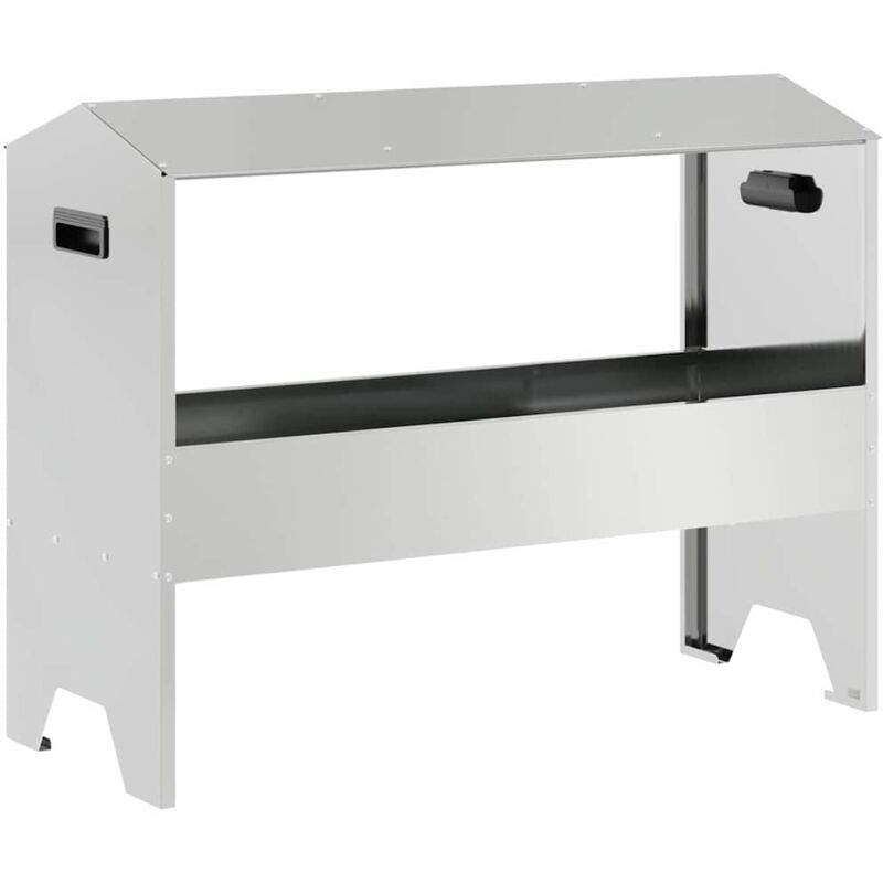 Futtertröge Für Nutztiere Silber 79 X 35 X 62 Cm Vidaxl