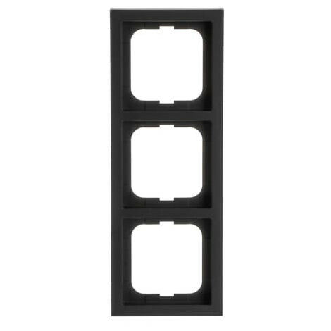 Futur Linear / Plaque de finition 3 postes Noir 2CKA001754A4421 ABB BJE28329