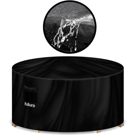 Futura Weatherproof 128 x 71cm Round Garden Patio Furniture Cover