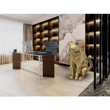 FUTURE CAT-FIGURA GATO ORO