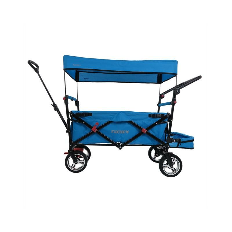 FUXTEC Bollerwagen CT800 , carro plegable, Fux Family Collection - azul