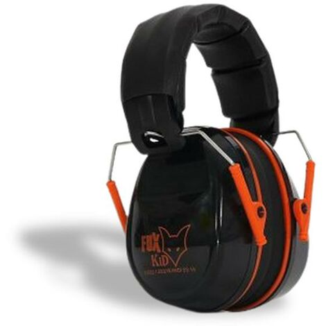 FUXTEC - Casque - Protection auditive pour enfants, orange/noir