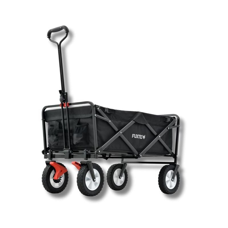 Chariot pliable Mini-Cruiser, chariot de transport compact et robuste, charge jusqu'à 75kg, tissu résistant - Fuxtec
