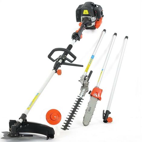 Fuxtec – Débroussailleuse thermique 52cm³ 3CV FXMT152E – Moteur 2 temps – Système EASY STARTER – Pour terrains accidentés et espaces confinés - 52cm3