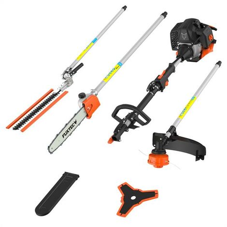 Fuxtec – Débroussailleuse thermique 52cm3 3CV FXMT152 – Moteur 2 temps – Système EASY STARTER – Tête débroussailleuse à double fil