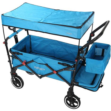 FUXTEC folding/foldable wagon FX-CT850 Turquois/ Blue