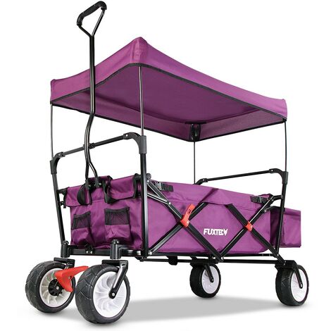 FUXTEC folding wagon - CT350 purple