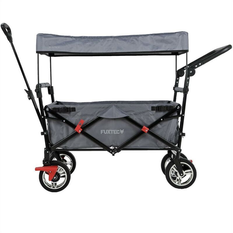 Folding Wagon / Foldable Wagon / Trolley / Hand Cart Ct-700 Grey - Fuxtec