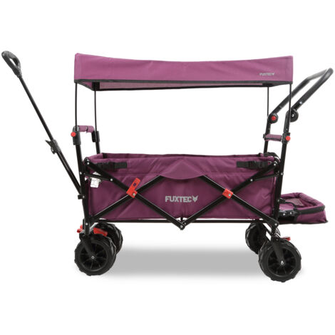 FUXTEC Folding Wagon / Foldable Wagon / Trolley / Hand Cart CTB-800 Purple