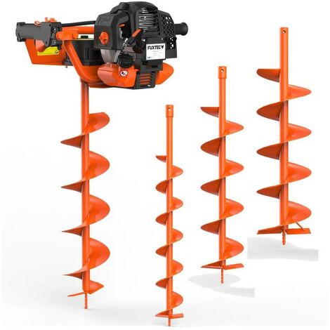 FUXTEC FX-EB152 Petrol Earth Auger 3HP + 3 Drill Bits