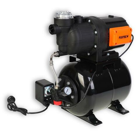 FUXTEC Hauswasserwerk 1200 Watt Motor 9m Tiefe 4,8bar 3800 Liter FX-HWW2200