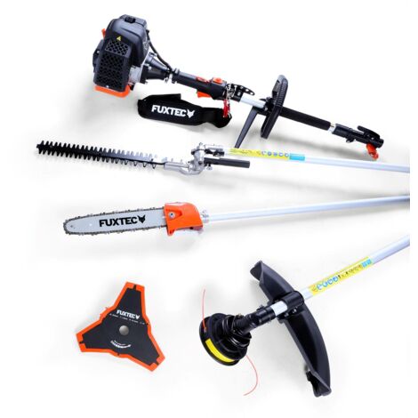 FUXTEC MT152 52cc Long Reach Petrol Garden Multitool – Strimmer,