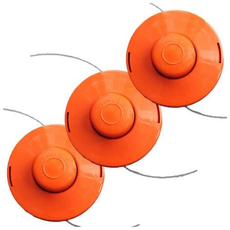 FUXTEC - Set de 3 tĂȘtes de coupe double fil BASIC - pour debroussailleuses et multifonctions
