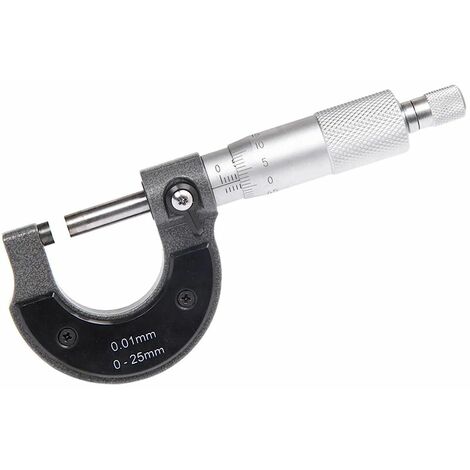 FVO 0-25 mm Außenmikrometer, 0,01 mm Auflösung (metrisch)