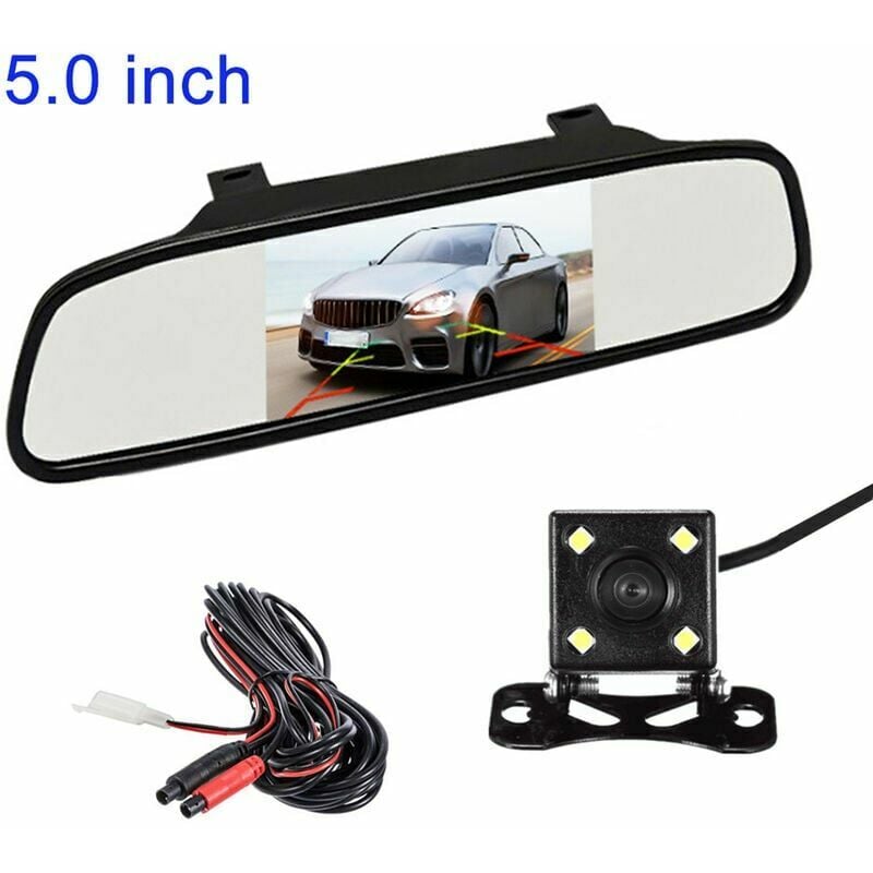 1080P Wasserdichte Rückfahrkamera mit 5“ TFT-LCD-Spiegelmonitor – FVO | 07634066404132