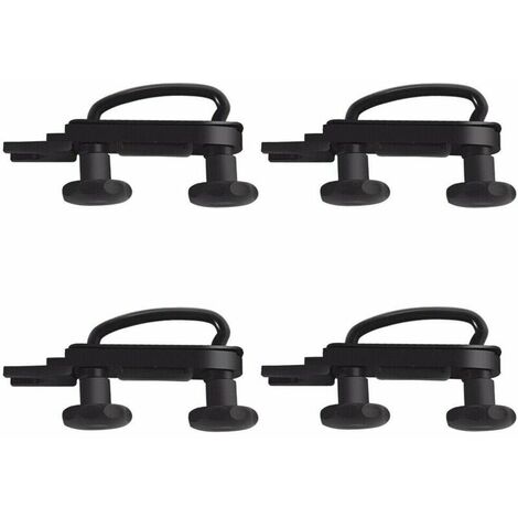 FVO 4 unids/set caja de techo Universal de acero inoxidable Kit de montaje de furgoneta de coche abrazadera de pernos en U 85mm de ancho interno con 8 tuercas de alta resistencia