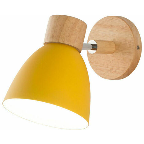 FVO Dormitorio lámpara de pared Nordic Metal Hierro Macaron Mesita de noche Dormitorio Simple Lámpara de pared moderna-verde