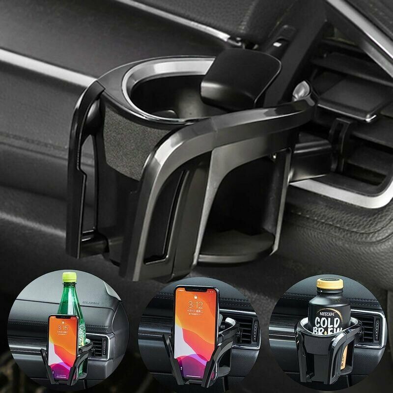 FVO - Portabicchieri per auto, 2 in 1 Porta