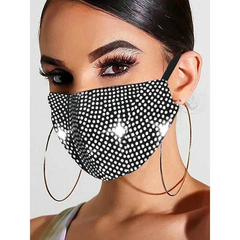 FVO - Sparkly Crystal Mesh Mask Glitter Strass