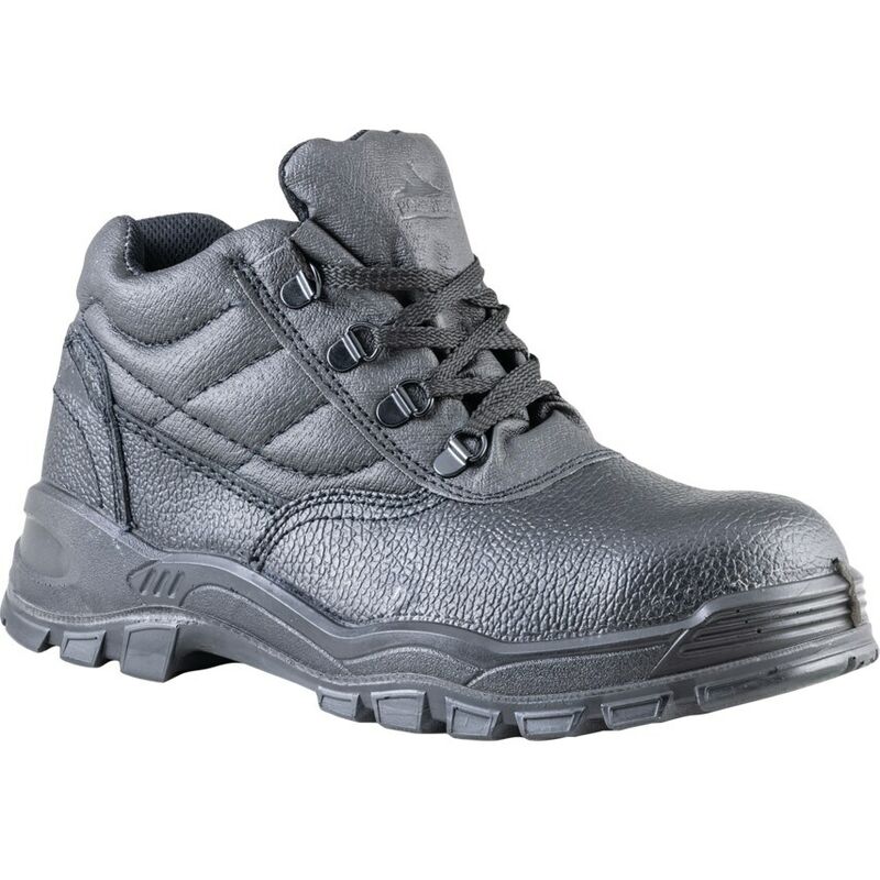 FW10 Steelite Black Safety Boots - Size 12 - Portwest