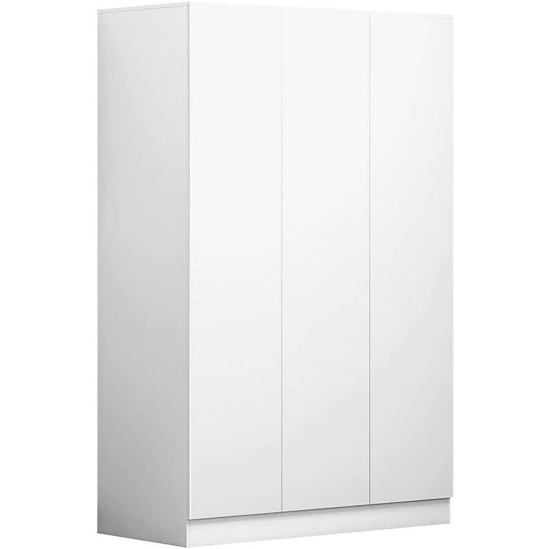 Stora Modern 3 Door Wardrobe - Matt White - Fwstyle