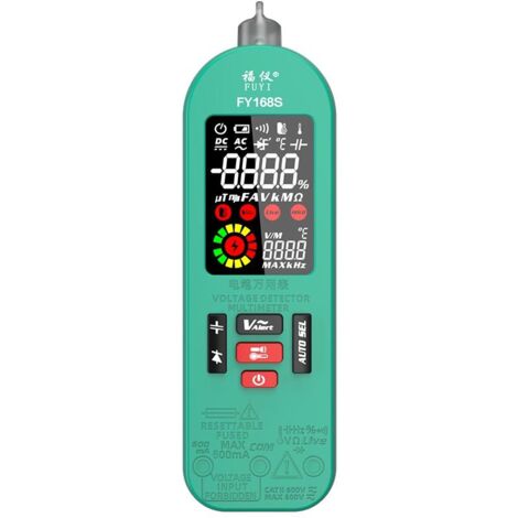 FY168S Multimètre numérique intelligent anti-brûlure automatique Multimètre numérique portable Stylo de test électrique Tension professionnelle Capacité de résistance Fréquence