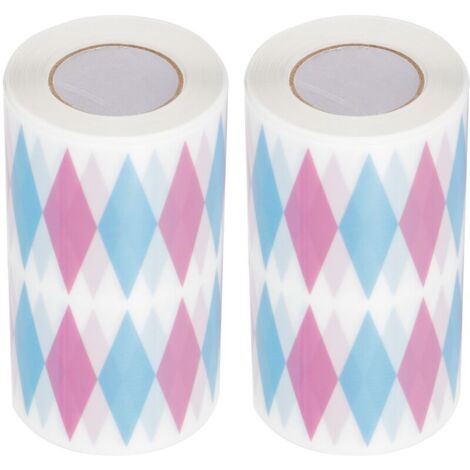 Fydun 2pcs Mousse de Mousse Enveloppe de Bande de Ruban Adhésif et Outil de Cuisson Enveloppant Environnant (Mousse à bord dur à diamant)