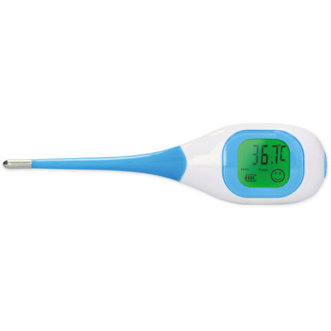 Fysic Thermometer mit großem beleuchtetem Display