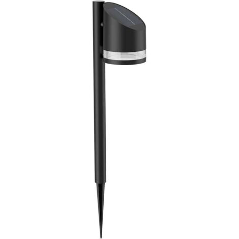 Fyve lampada da giardino ad angolo cella solare led ultra efficiente 200lm nero