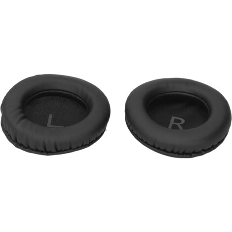 FYZ‑209 100MM Coussinets d'oreille universels de remplacement pour casque, Noir avec marquage L/R