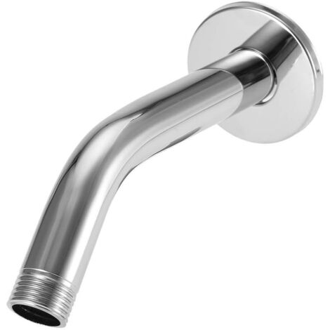 G 1/2"Tuyau De Douche en Acier Inoxydable Dessus Rond Tuyau Pomme De Douche Extension Tuyau Extension Mur Montage