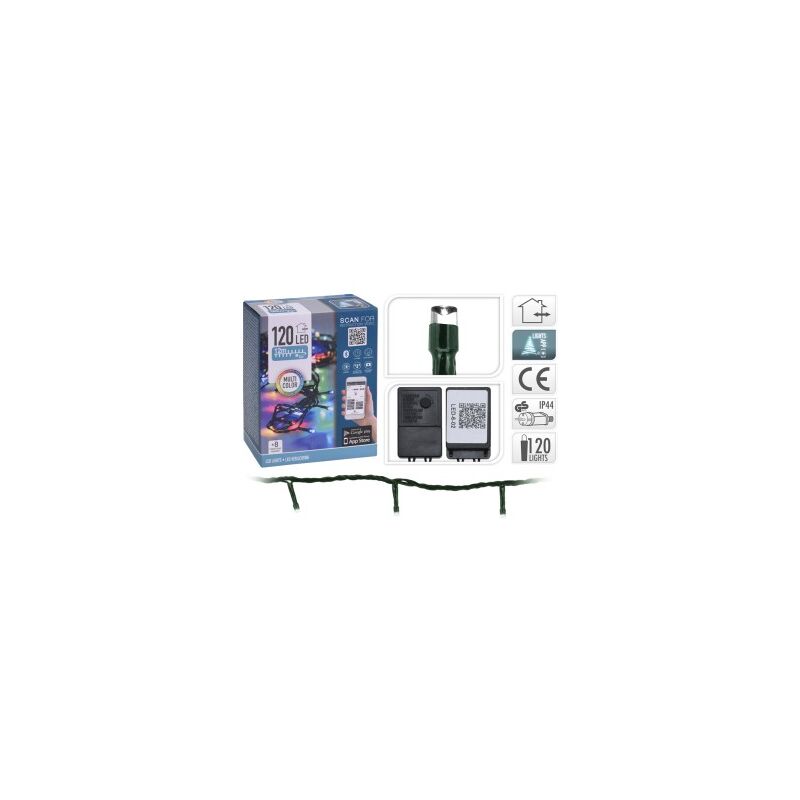 

Guirnalda 120 led 12 m multicolor app